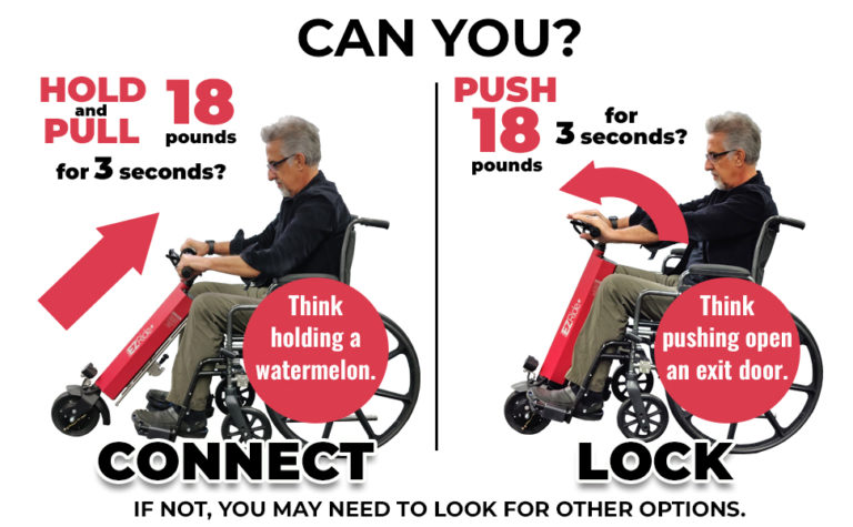 EZ Ride image. Hold or push 18 lbs.