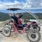 Swincar at top of hill